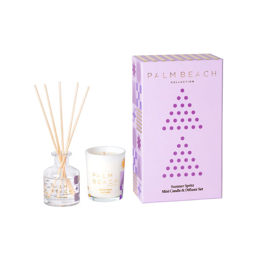 Festive Mini Candle and Diffuser Pack Summer Spritz