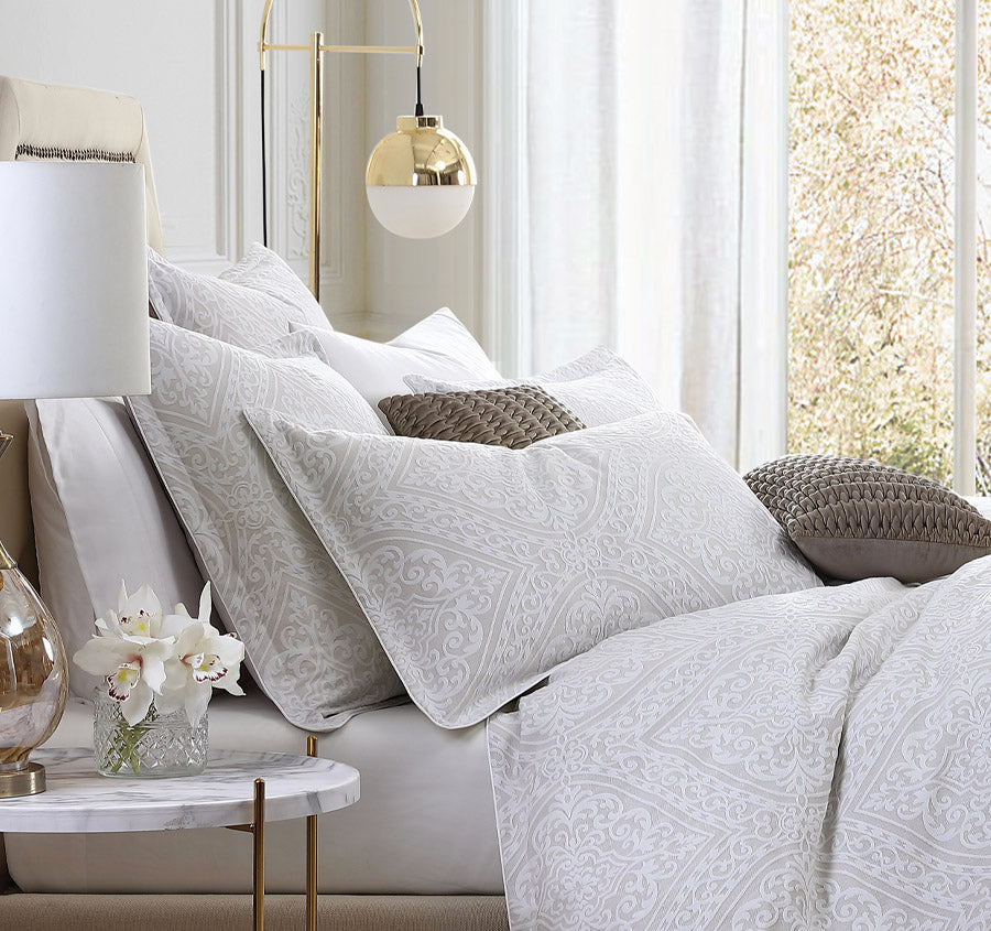 Arlet Quilt Cover Set Range Stone