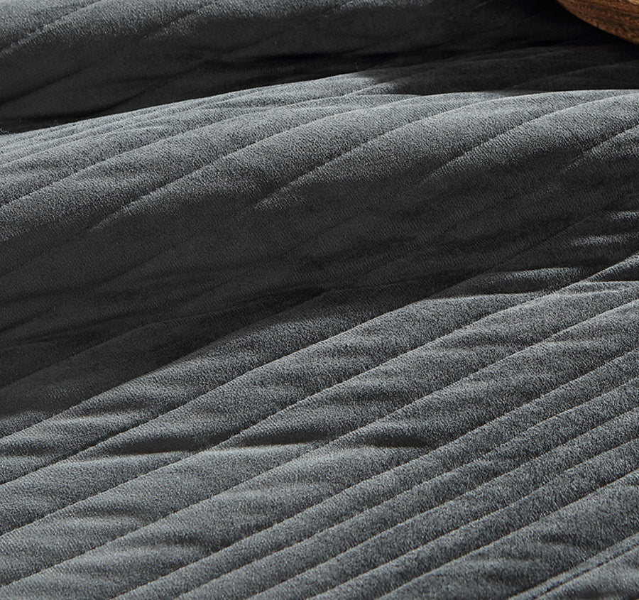 Barlow Quilt Cover Set Range Slate