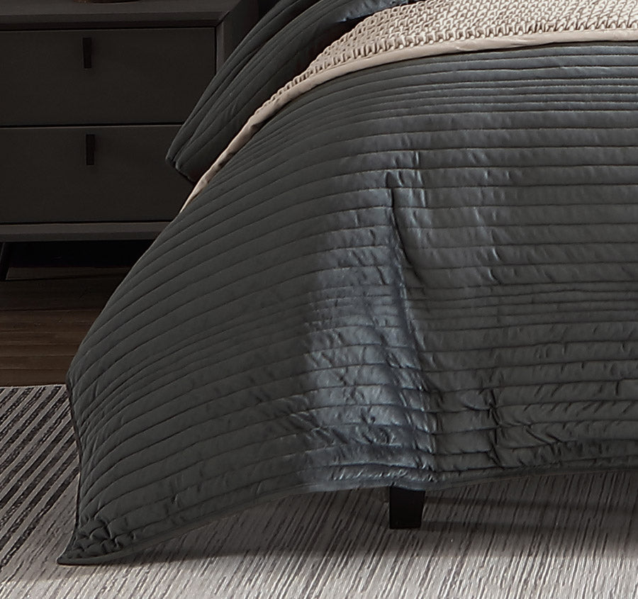 Barlow Quilt Cover Set Range Slate