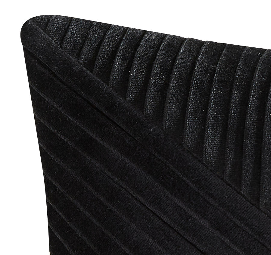 Vienna 30x60cm Filled Cushion Black