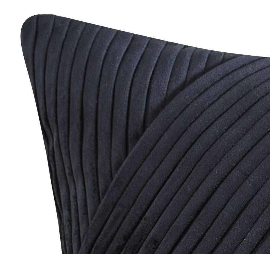 Vienna European Pillowcase Black