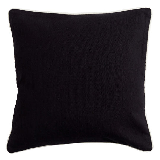 Canvas 50x50cm Filled Cushion Black