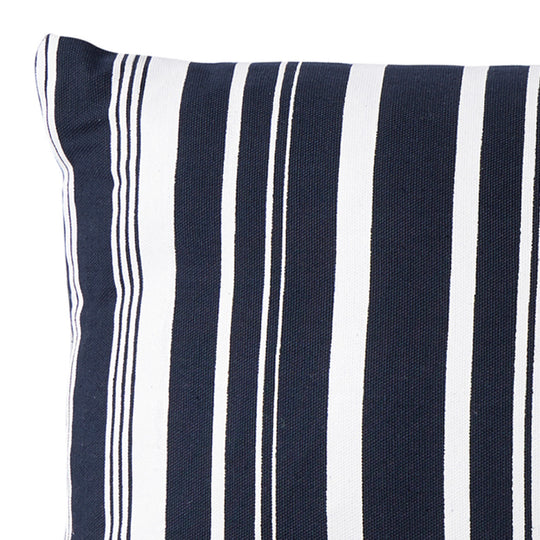 Capri Stripes 30x50cm Filled Cushion Navy