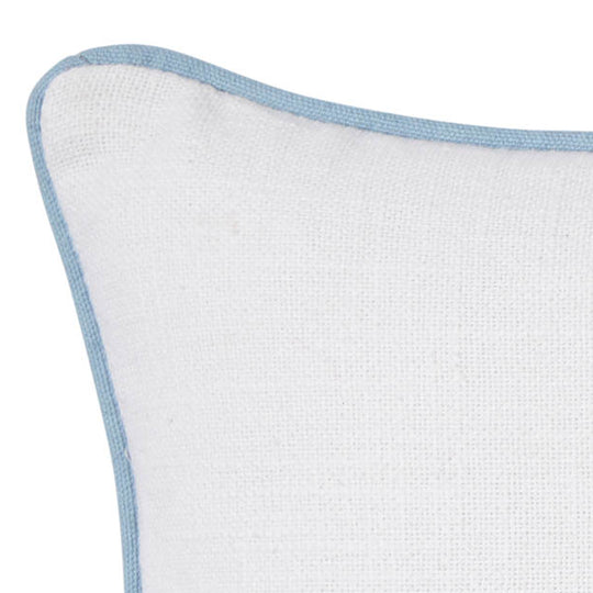 Jacquard Luxe 30x50cm Filled Cushion Blue
