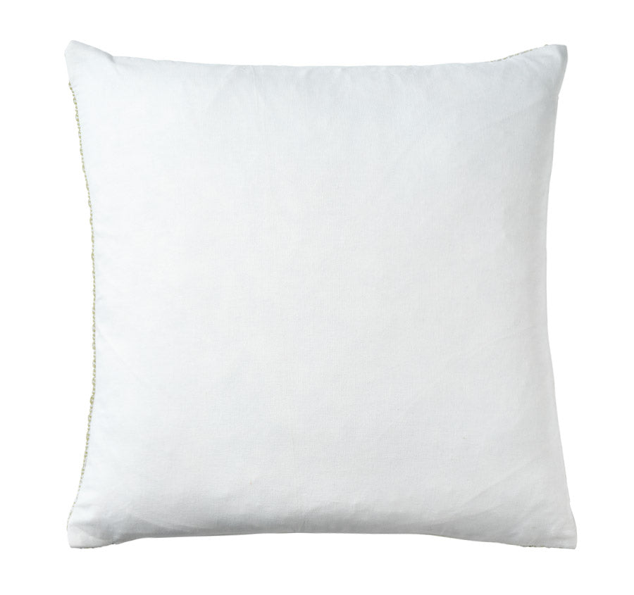 Jacquard Tile 50x50cm Filled Cushion Sage