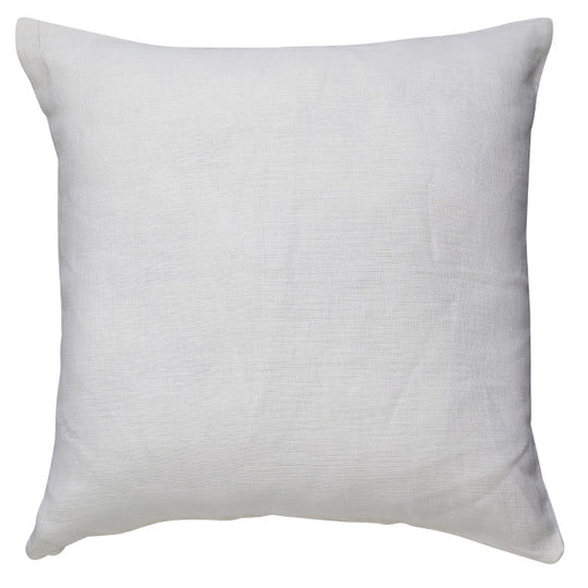 Linen Plain 50x50cm Filled Cushion White