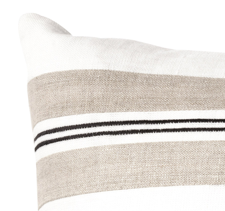 Linen Bordeaux 50x50cm Filled Cushion Sand