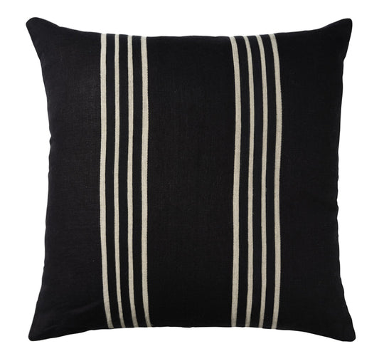 Linen Chateau 50x50cm Filled Cushion Black