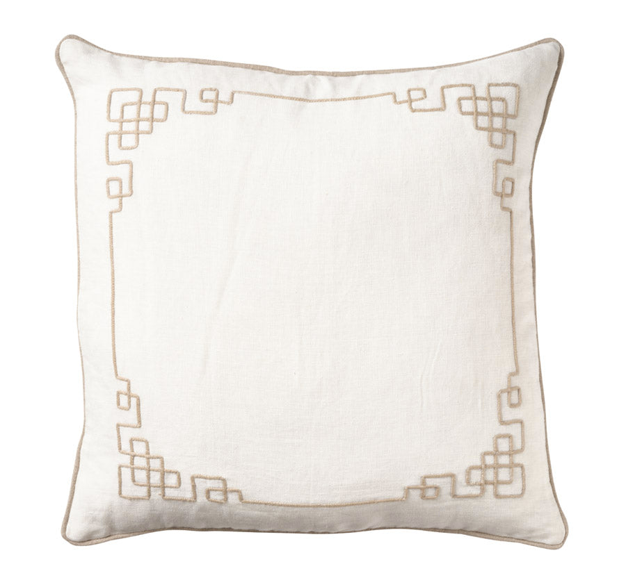 Linen Florence 50x50cm Filled Cushion Sand