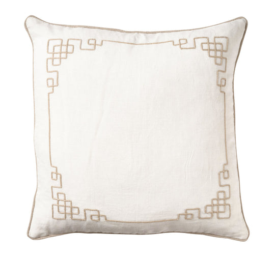 Linen Florence 50x50cm Filled Cushion Sand