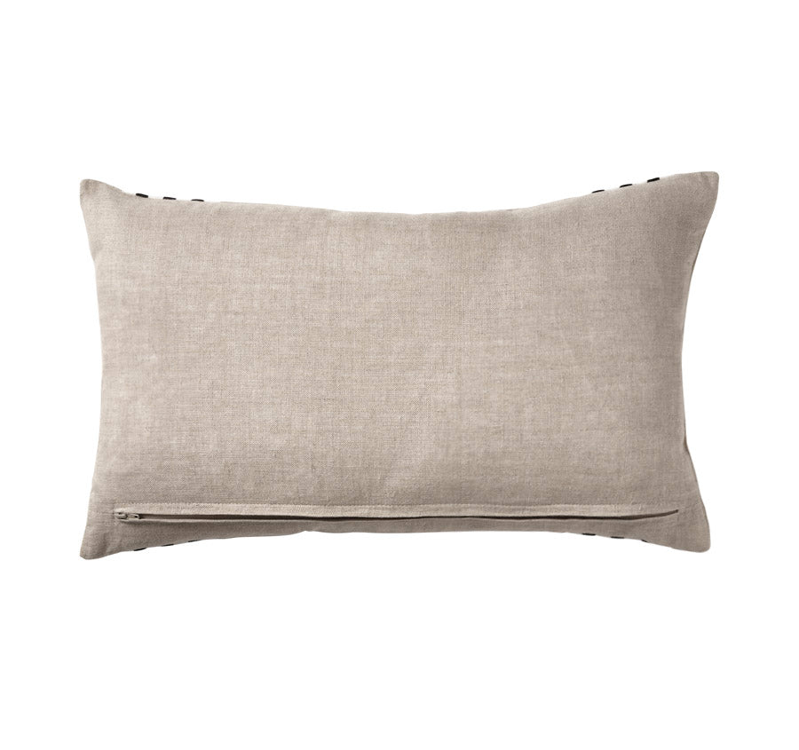 Linen Maison Stripe 30x50cm Filled Cushion Sand
