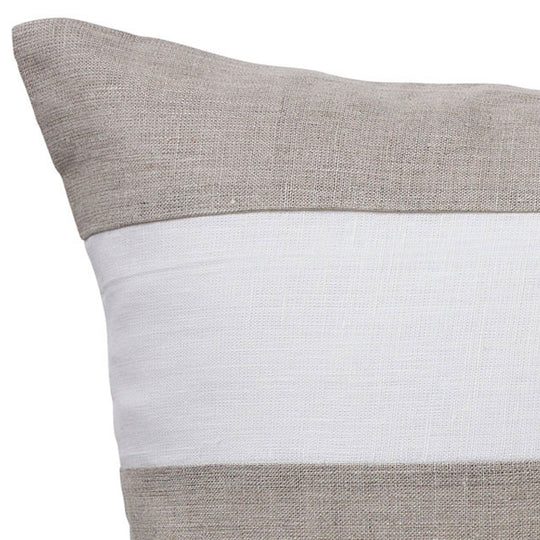 Linen Stripe 50x50cm Filled Cushion Sand