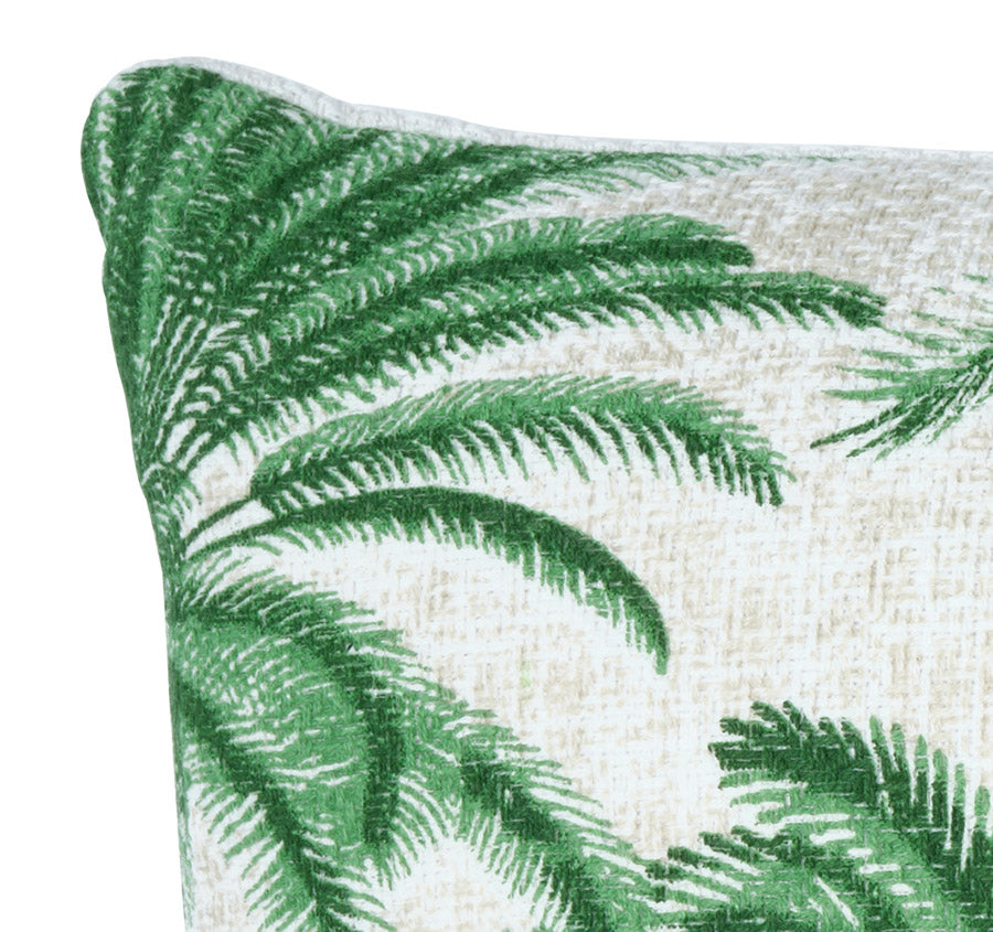 Palmy Oasis 30x50cm Filled Cushion Green