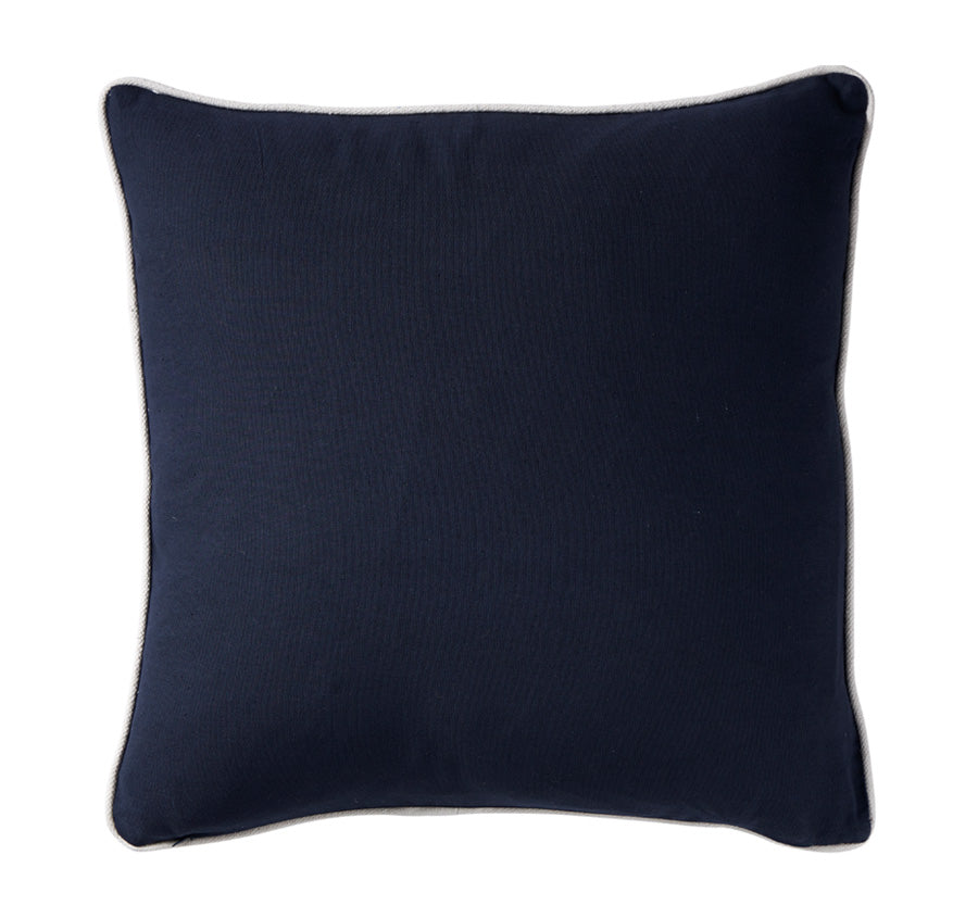 Yachting Anchor 50x50cm Filled Cushion Navy
