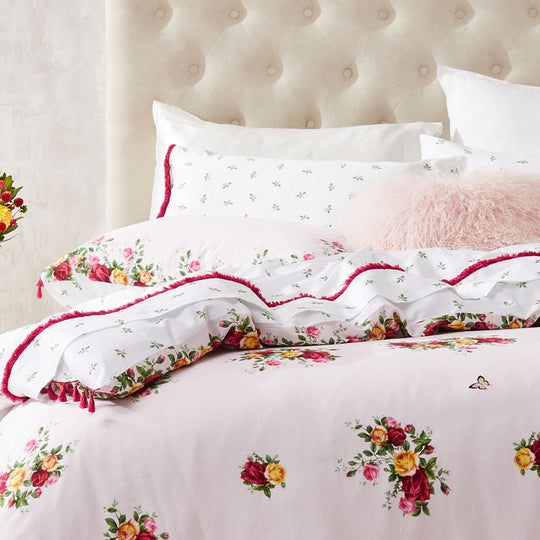 Old Country Roses Quilt Cover Set Range Rose