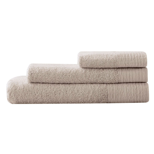 Organic Cotton 600GSM Bath Towel Range Beige