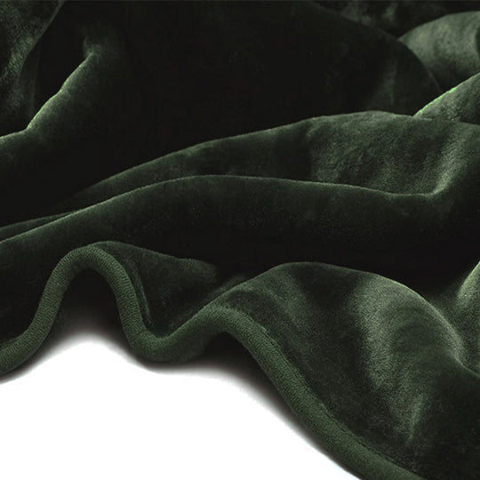 Heavy Weight Acrylic Mink Blanket Jade