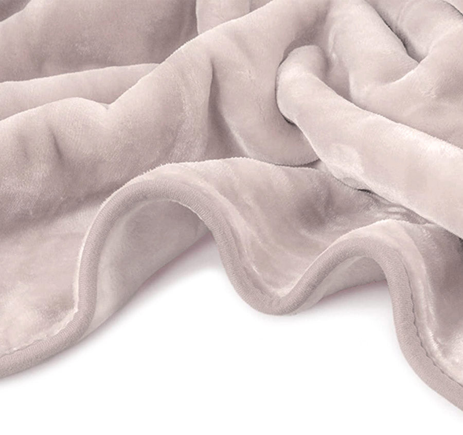 Heavy Weight Acrylic Mink Blanket Rose