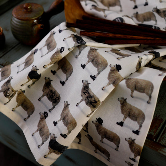 Counting Sheep 50x70cm Tea Towel Multi