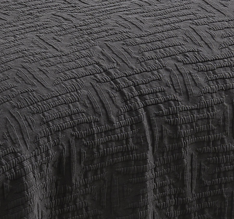 Capsule Bedspread Set Range Charcoal