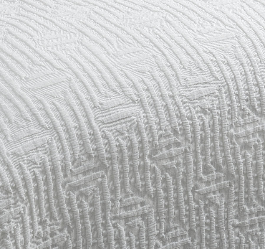 Capsule Bedspread Set Range White