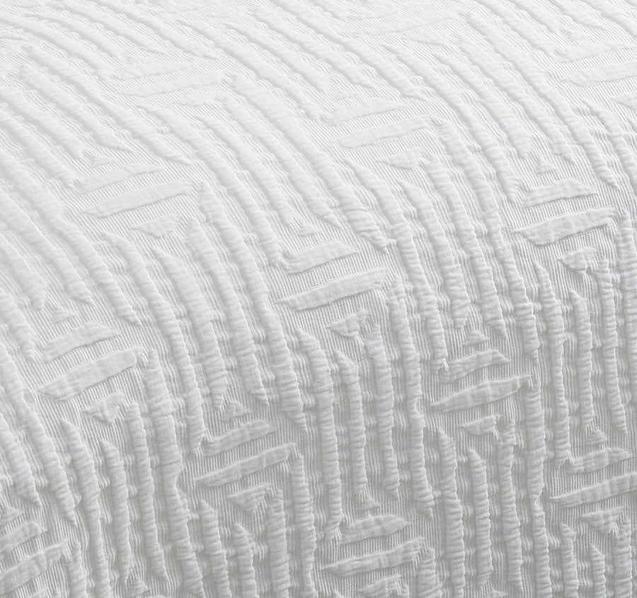 Capsule Coverlet Set White