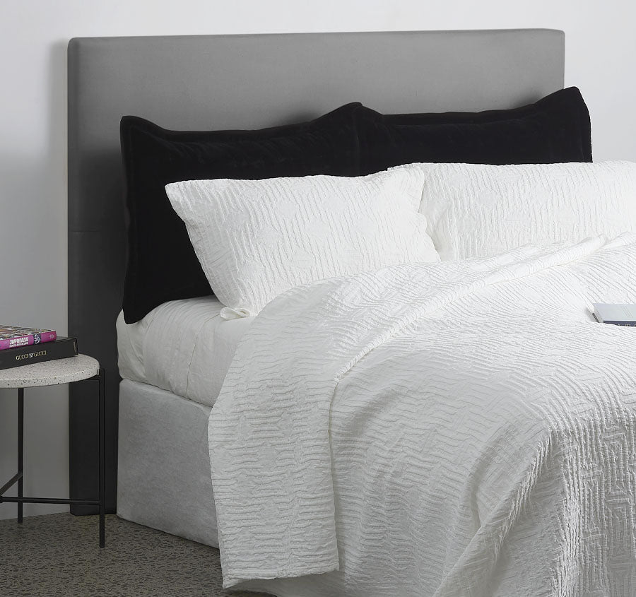 Capsule Coverlet Set White