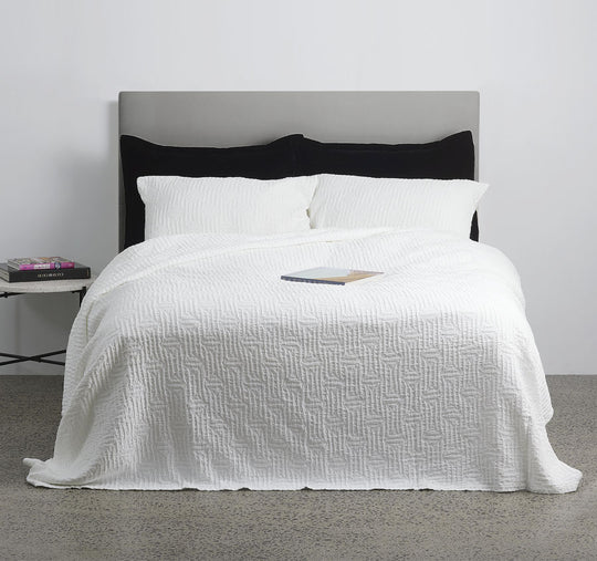 Capsule Coverlet Set White