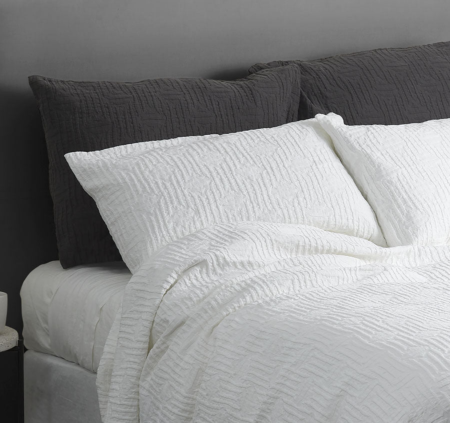 Capsule Coverlet Set White