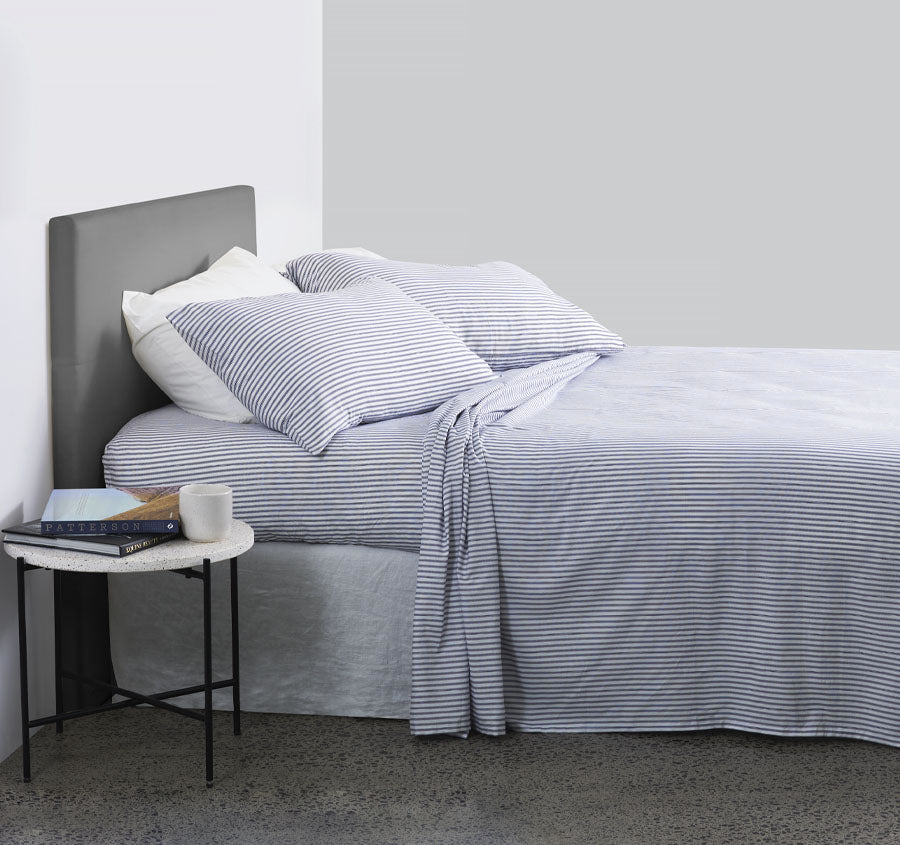 Classic Ticking Mega Sheet Set Range Navy