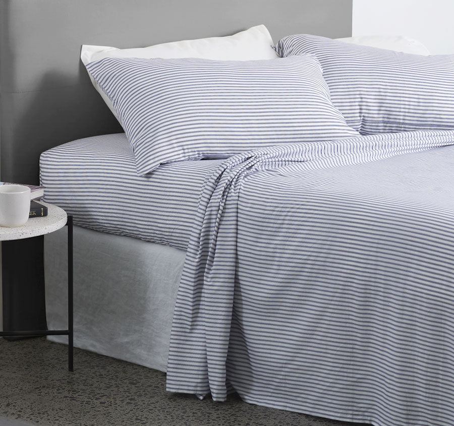 Classic Ticking Mega Sheet Set Range Navy