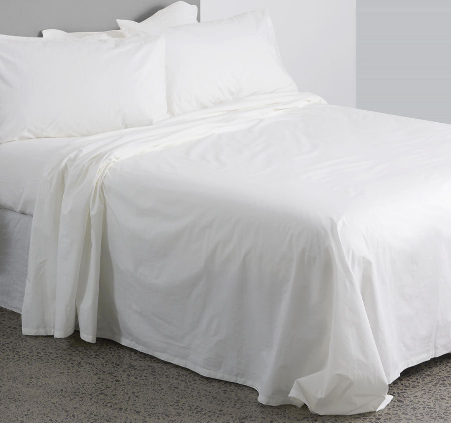 Organic Cotton Mega Sheet Set Range White