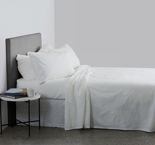 Organic Cotton Mega Sheet Set Range White