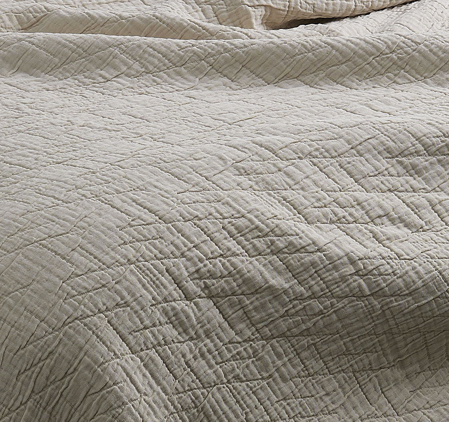 Roma Bedspread Set Range Natural