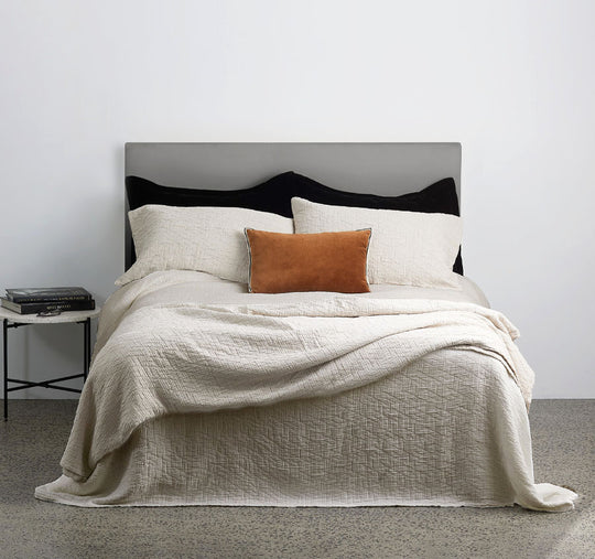 Roma Coverlet Set Natural