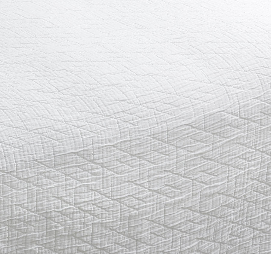 Roma Coverlet Set White