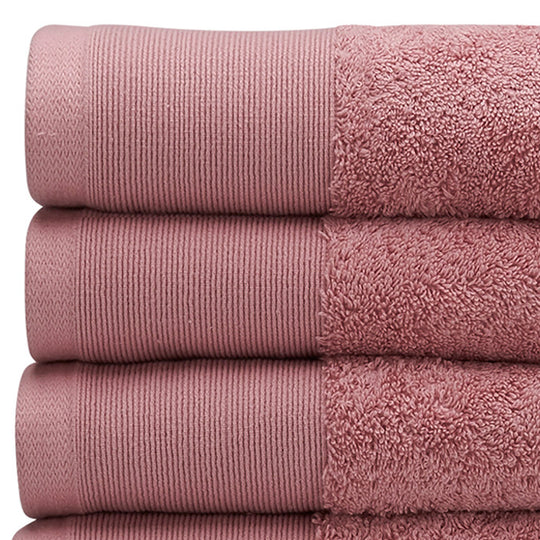 Vida Organic 630GSM Cotton Bath Towel Range Pink