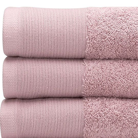 Vida Organic 630GSM Bath Towel Range Soft Pink