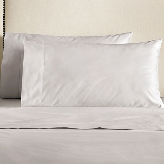 Hotel Luxury 1000THC Cotton Sateen King Pillowcase Pair Dove