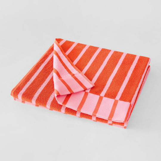 Pepin 75x150cm Beach Towel Red Glaze