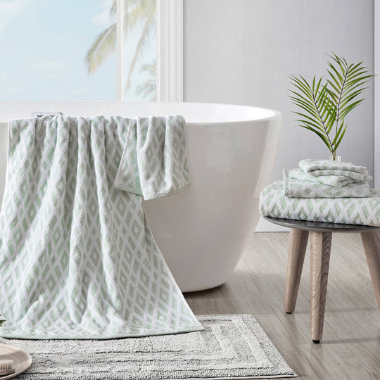 Bimini 6 Piece Towel Set Coconut and Whirlpool