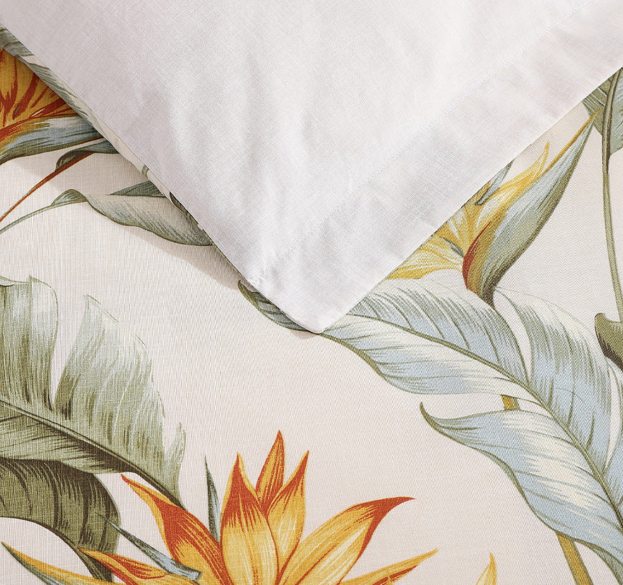 Birds Of Paradise Quilt Cover Set Range Ivory