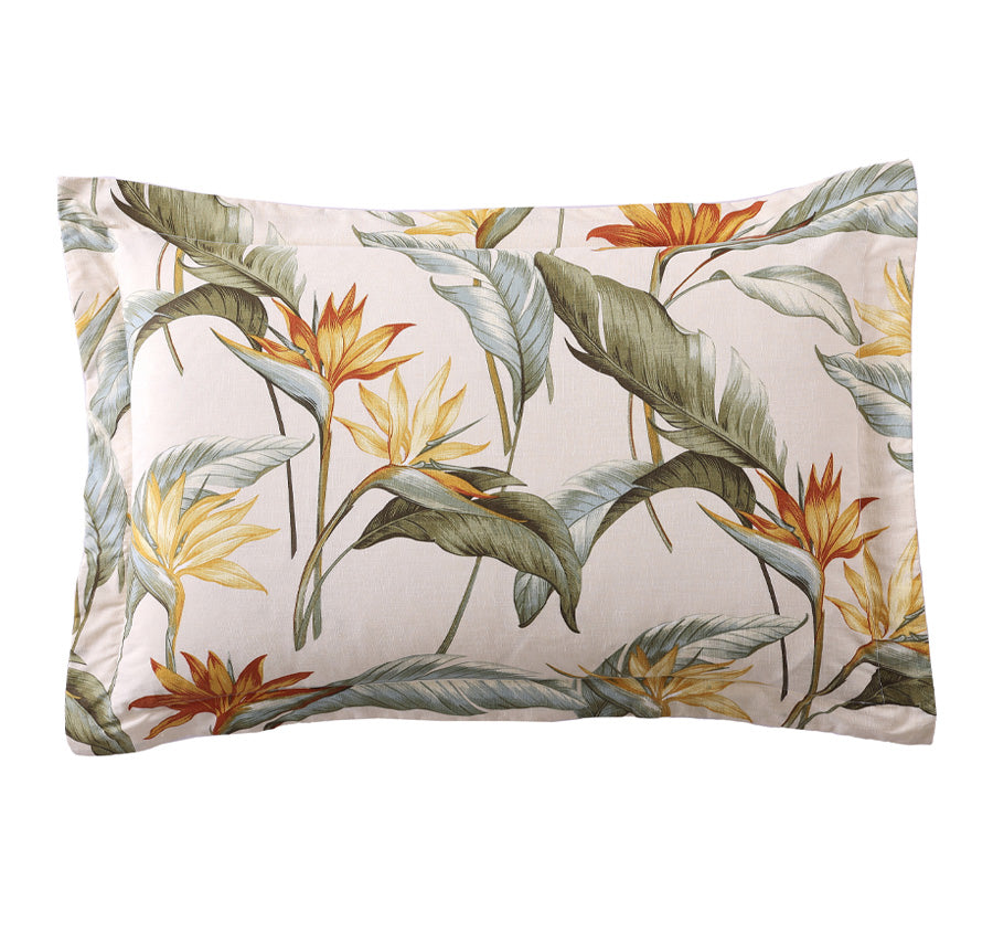 Birds Of Paradise Quilt Cover Set Range Ivory