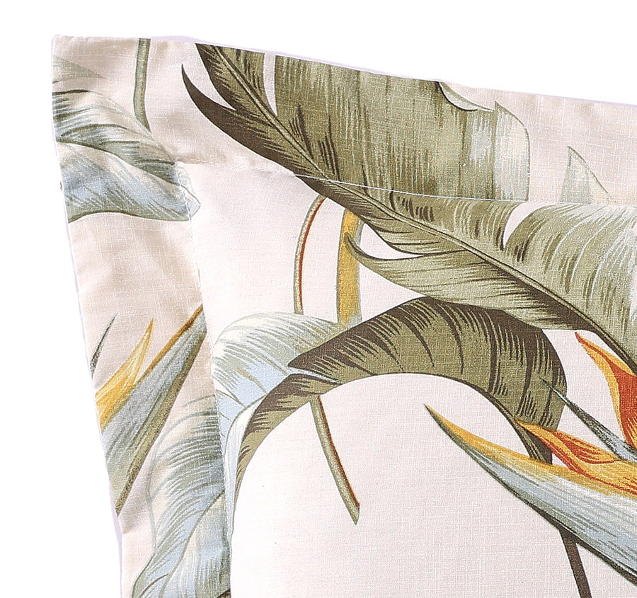 Birds Of Paradise Quilt Cover Set Range Ivory