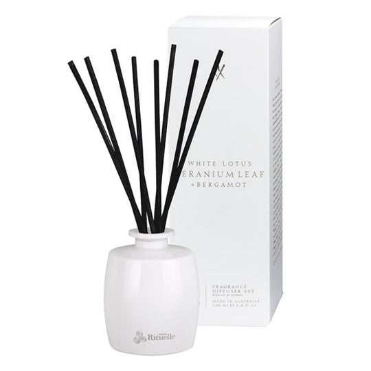 Alchemy 200g Reed Diffuser White Lotus with Geranium Leaf and Bergamot