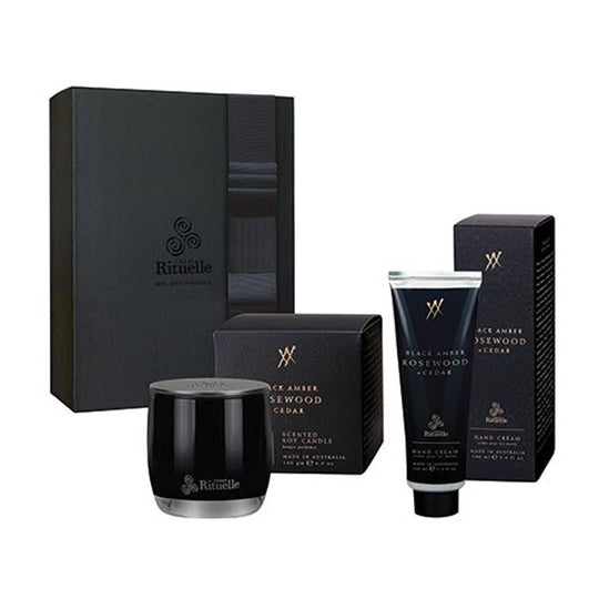 Alchemy Signature Gift Set Black Amber with Rosewood and Cedar