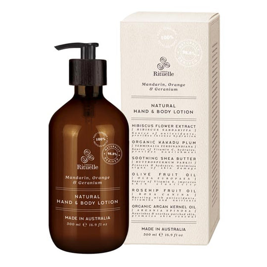 Natural Remedy 500ml Hand And Body Lotion Mandarin with Orange and Geranium