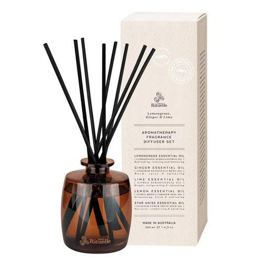 Natural Remedy 220ml Diffuser Lemongrass with Ginger and Lime