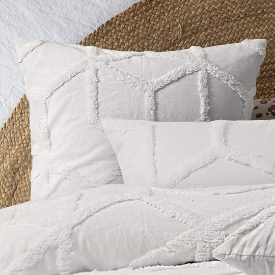 Dreamweaver European Pillowcase White